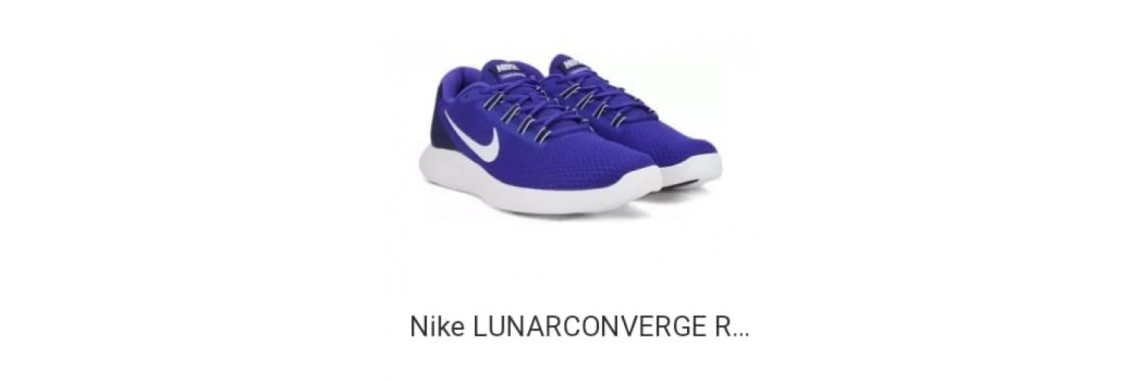 Nike LunarConverge Running Shoes – Blue/White (Men’s)